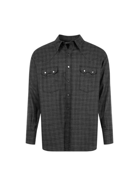 KAPTAIN SUNSHINE Wool Plaid Cowboy Shirt