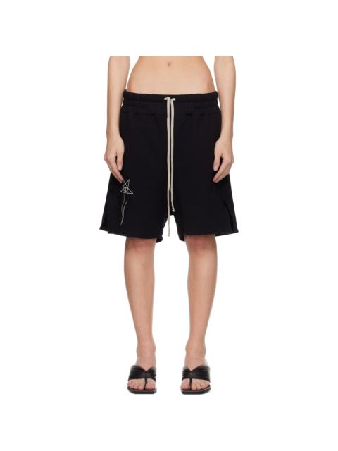 Rick Owens Black Champion Edition French Terry Shorts