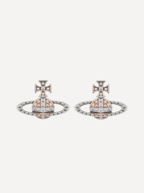 Vivienne Westwood Silver-Tone Mayfair Bas Relief Stud Earrings