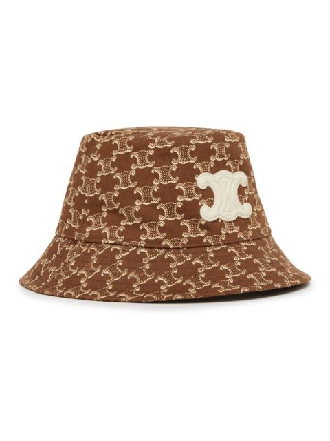 Triomphe bucket hat in monogram canvas