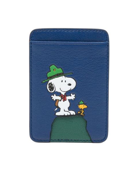 Anya Hindmarch x Peanuts Snoopy cardholder
