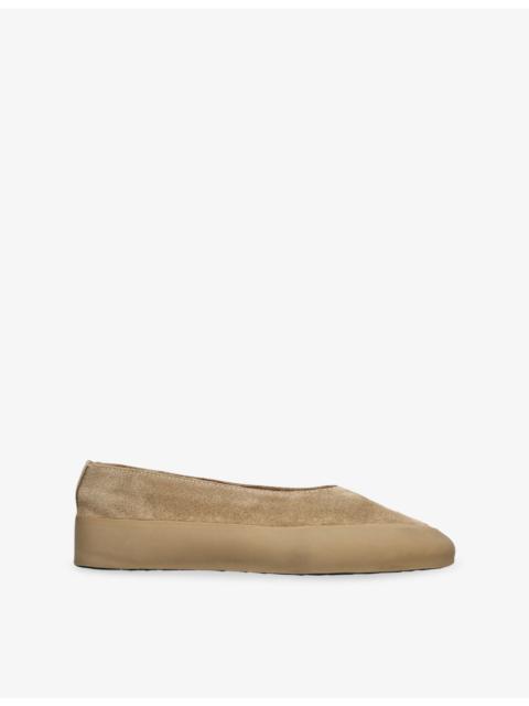 LE MONDE BÉRYL Apres Ski Suede Ballet Flats