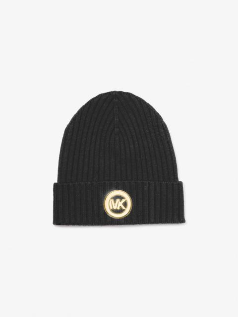 MICHAEL KORS Ribbed Wool Beanie