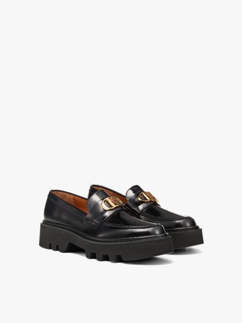 MCM Mode Travia Loafers in Brushed Calf Leather