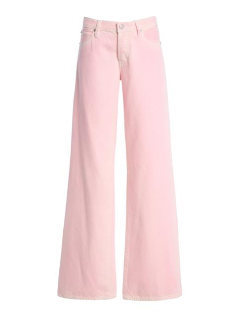 FRAME The Gray Rigid Low-Rise Flared-Leg Jeans