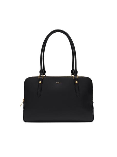 FURLA textured-leather tote bag