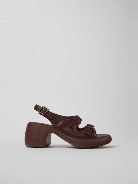 CAMPERLAB Brown Leather Sandals for Women.