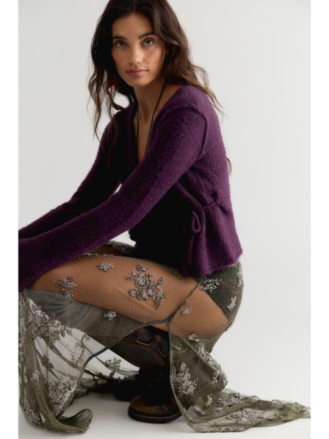 FREE PEOPLE Snowfall Wrap Sweater