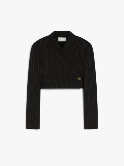 Sportmax Short pinstriped blazer