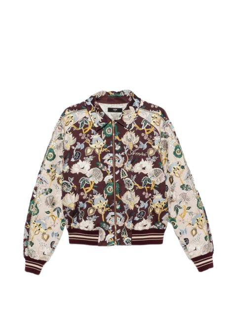 AMIRI Amiri Floral-embroidered Bomber Jacket