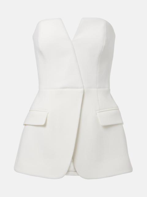 REBECCA VALLANCE Rory crêpe top