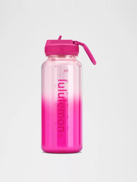 lululemon Back to Life Clear Bottle 32oz *Straw Lid