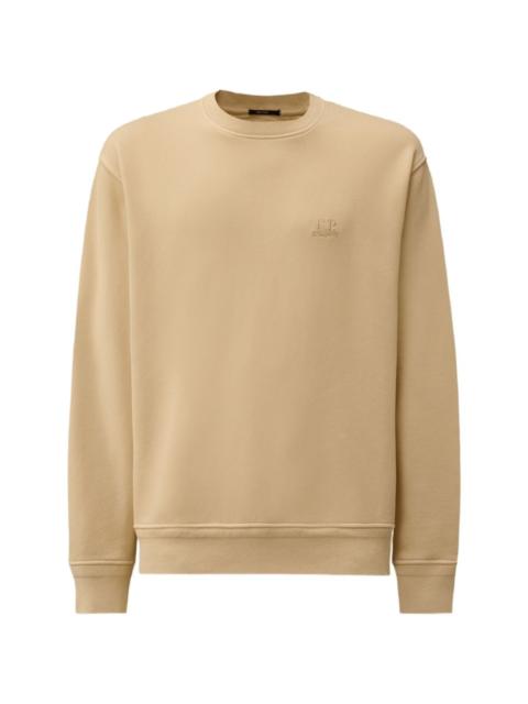 C.P. Company logo-embroidered crewneck cotton sweatshirt