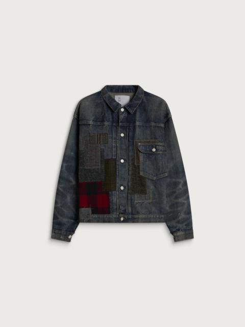Junya Watanabe MAN Junya Watanabe MAN Custom Patchwork Denim Jacket