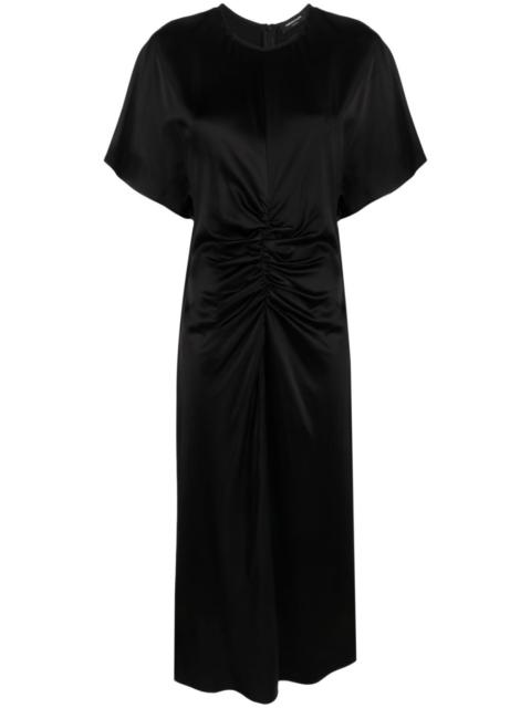 FABIANA FILIPPI ruched satin midi dress