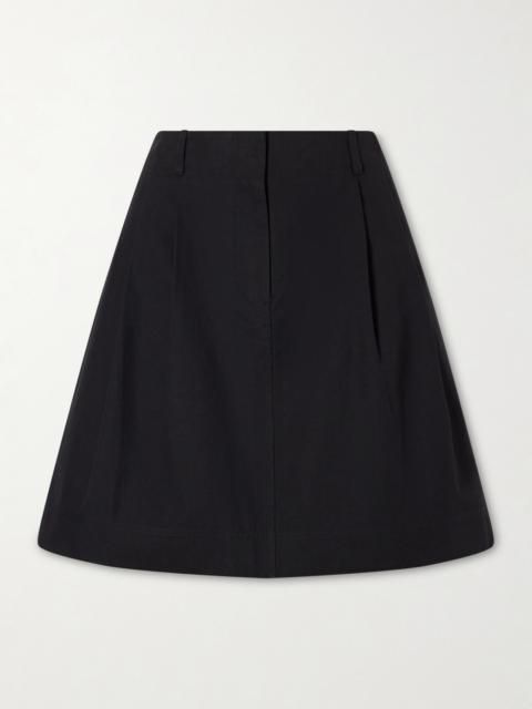 TOTEME Cotton And Lyocell-blend Mini Skirt