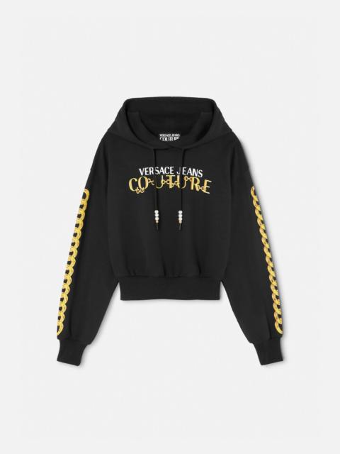 VERSACE JEANS COUTURE Chain Logo Hoodie