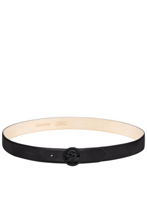Longchamp Box-Trot Men's belt Black - Leather