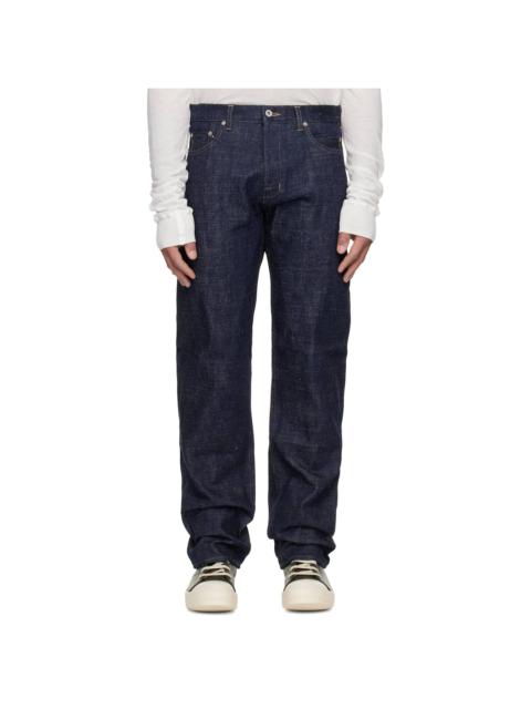 Rick Owens DRKSHDW Indigo Concordians Kurdt Jeans