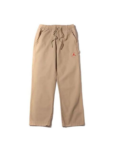 Jordan Air Jordan x Cactus Jack by Travis Scott Canvas Pants 'Desert Khaki University Red' DD4778-201