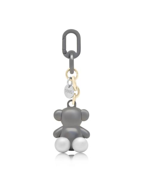 TOUS Black and gold-colored metal Key ring Bold Bear