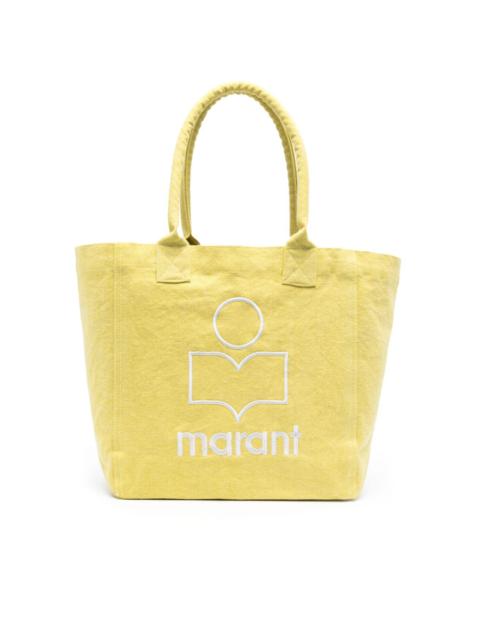 Isabel Marant Yenky logo-embroidered tote bag