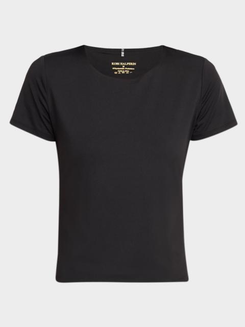 KOBI HALPERIN Rhianna Crewneck Knit T-Shirt