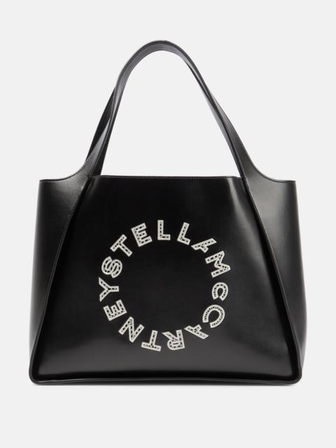 Stella McCartney Embroidered logo tote