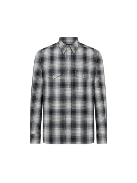 TOM FORD GRAND CHECK WESTERN SHIRT