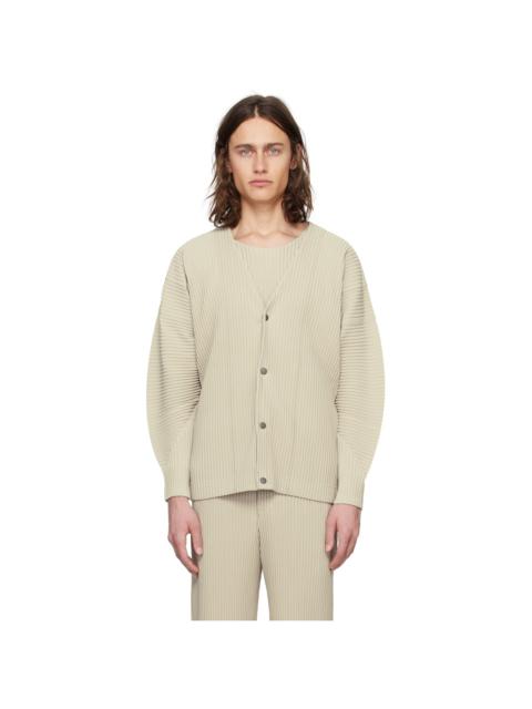 ISSEY MIYAKE Beige Monthly Color March Cardigan