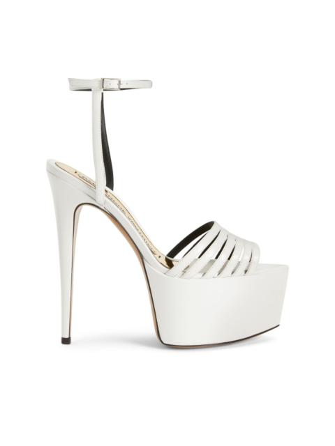 Giuseppe Zanotti x Alexandre Vauthier leather platform sandals