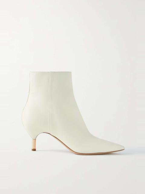Valeria leather ankle boots