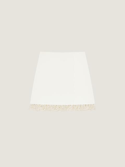 Givenchy MINI SKIRT IN KNIT WITH EMBROIDERED PEARLS