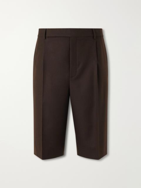 SAINT LAURENT Straight-Leg Wool Shorts