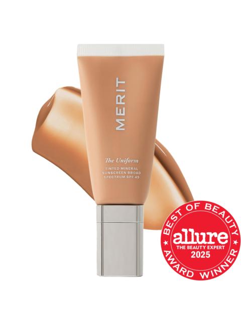 MERIT The Uniform™ Tinted Mineral Sunscreen Broad Spectrum SPF 45