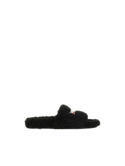 BALENCIAGA logo slippers