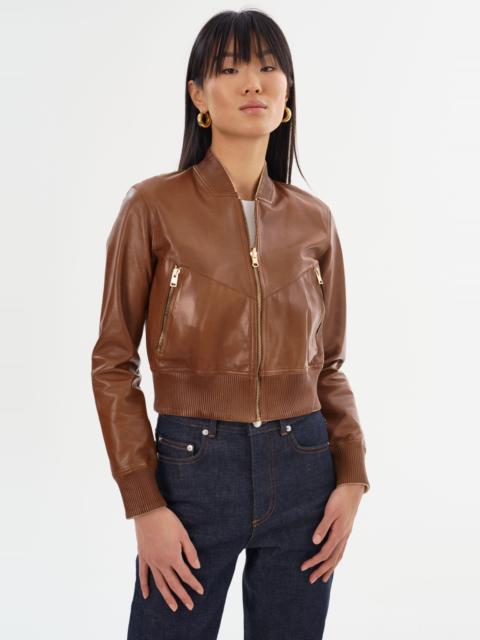 LAMARQUE KORDELLA | Reversible Leather Bomber Jacket