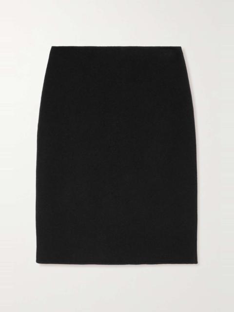 The Row Bart cashmere skirt