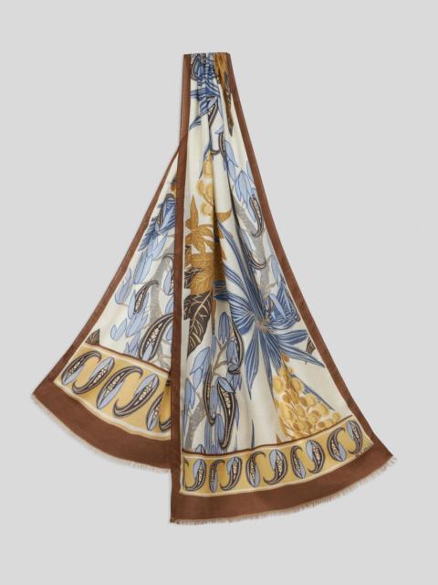 Etro FLORAL PAISLEY SCARF