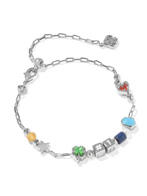 KENDRA SCOTT Lacey Silver Delicate Chain Bracelet