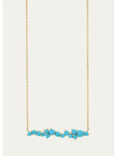 SYDNEY EVAN 14K Yellow Gold & Turquoise Bar Necklace