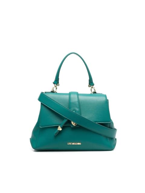 Moschino 로고 클립 토트 백