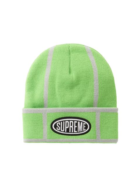 Supreme Supreme Grid Beanie Lime