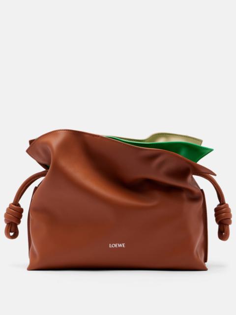 Loewe Flamenco Medium layered leather clutch