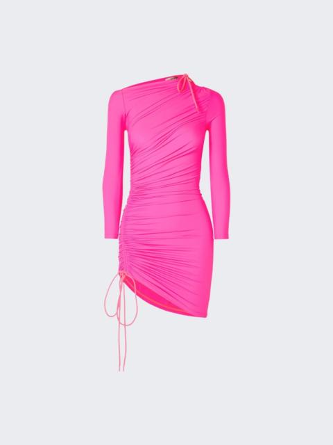 BALENCIAGA Classic Dress Fluo Pink