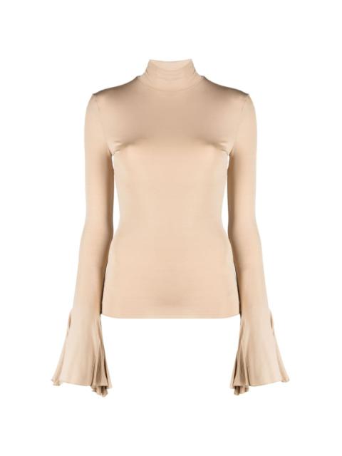 bell-sleeve T-shirt