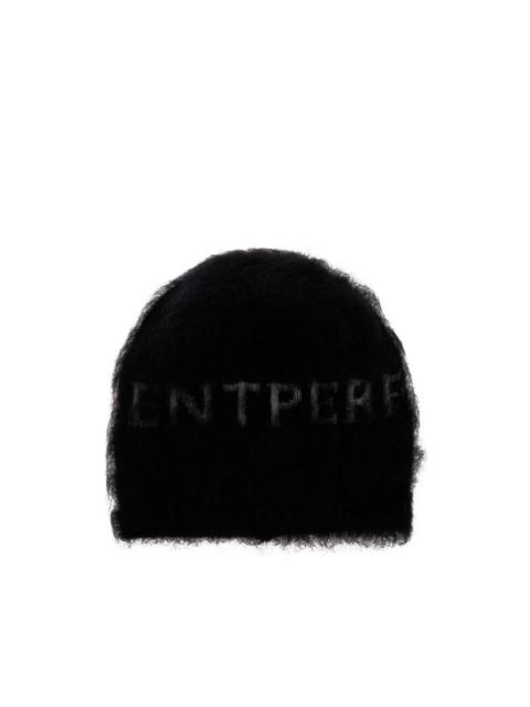PERFECT MOMENT mohair blend logo beanie