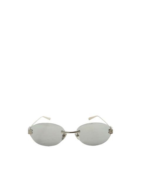BALENCIAGA Gossip oval-frame sunglasses