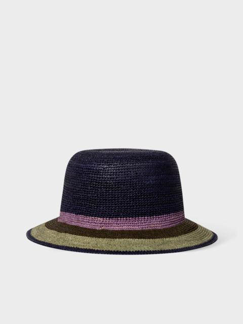 Paul Smith Stripe Straw Hat
