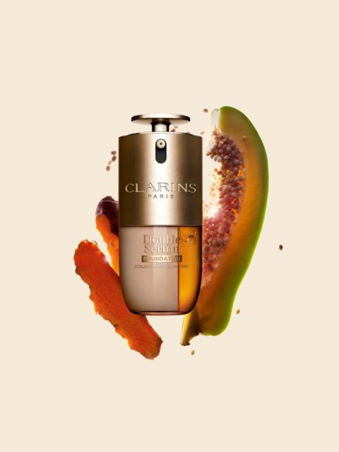 CLARINS DOUBLE SERUM® Foundation: Luminous Foundation with Skincare Benefits